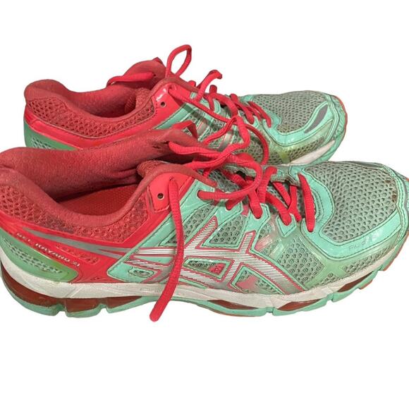 Asics gel nimbus 18 green and - Picture 4 of 6